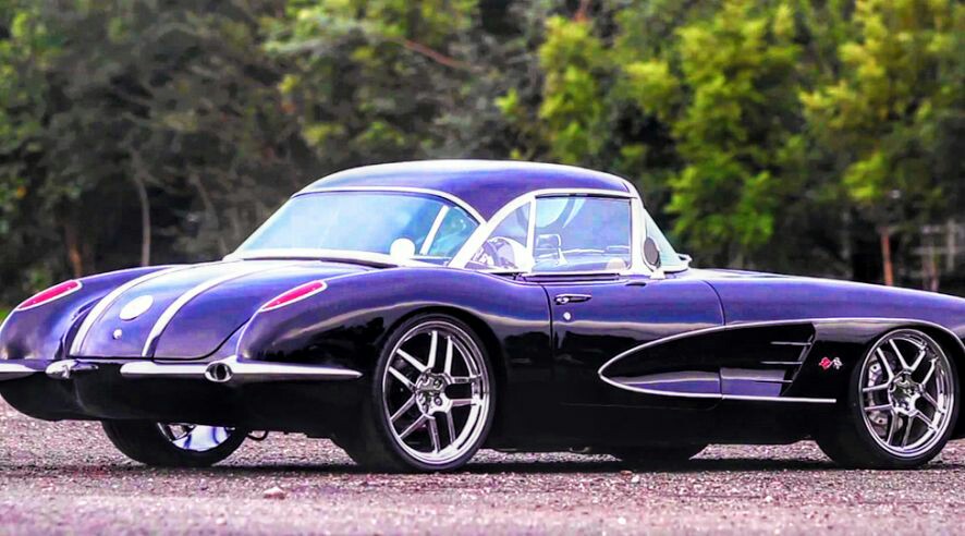 Spectacular 1958 Purple Corvette