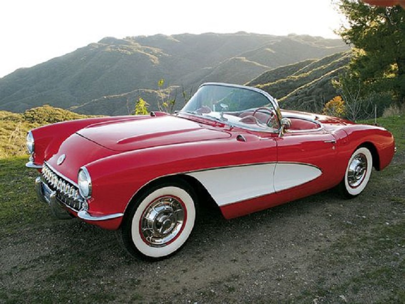 1957 Red & White Chevrolet Corvette