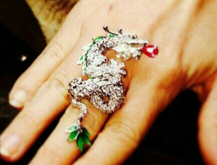 Gorgeous Gemstone and Diamond Ring by Scavia