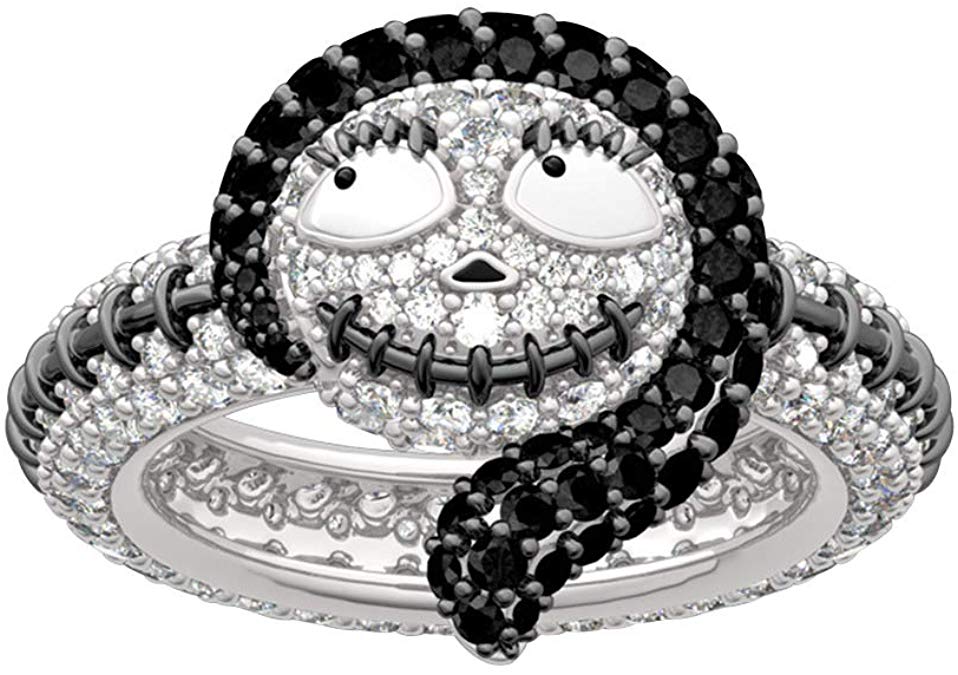 Sally from The Nightmare Before Christmas Fashion Rings 925 Sterling Silver Diamond Ring