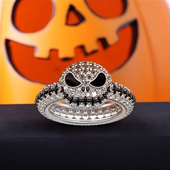Halloween Jack Skull Ring