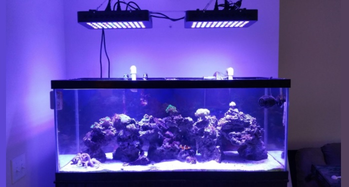 MarsAqua Dimmable 165W LED Aquarium Light