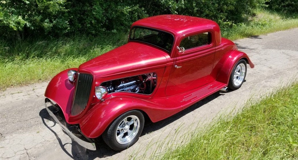 1934 Ford Three Window Coupe Hot Rod