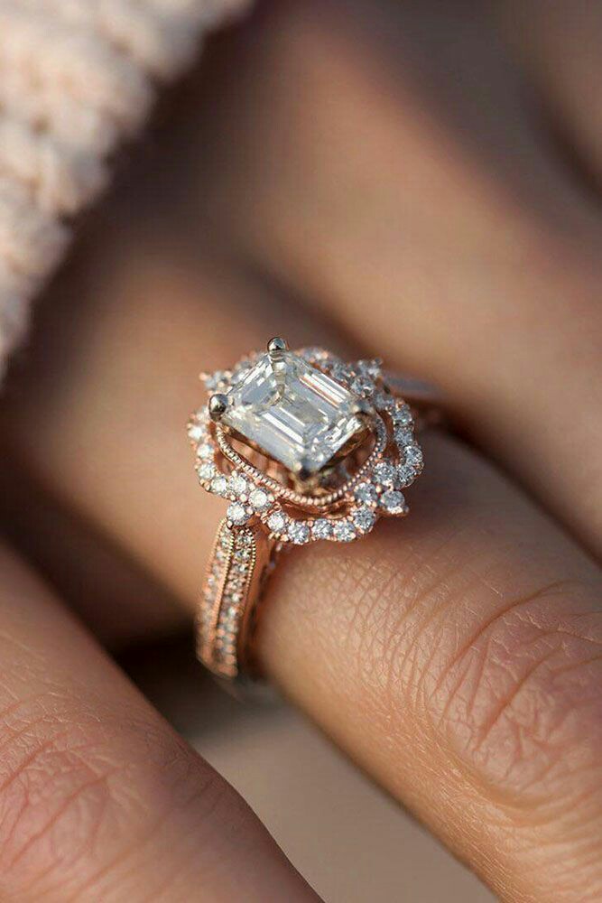 Gorgeous Diamond Rose Gold Engagement Ring