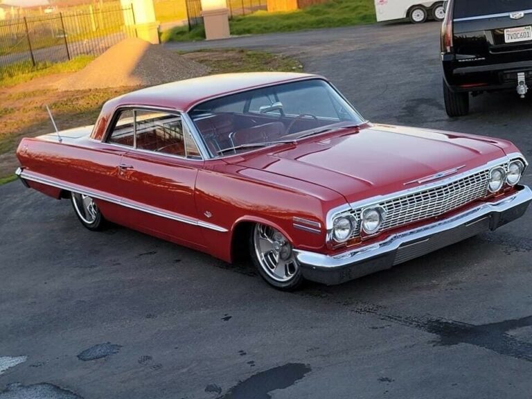 Red 1963 Chevrolet Impala Restomod Coupe – AnythingEverything